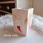 Preview: Engellicht aus Holz * Schön, dass es Dich gibt * handbemalt * 10 x 6 x 6 cm